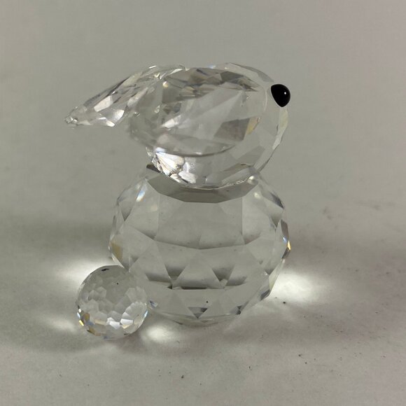 Swarovski Crystal small Figurine Rabbit / Bunny Black Eyes – 3cms tall - Picture 6 of 10